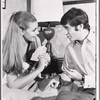 Ilene Graff and Ted Pugh in the touring stage production Promises, Promises