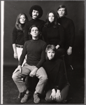 Jane Curtin, Paul Kreppel, Judy Kahan, Munson Hicks, Sam Jory and Karen Welles of the comedy troupe The Proposition