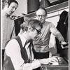 Peter Udell, Gary Geld and unidentified in rehearsal for the stage production Purlie