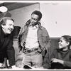 John Heffernan, Cleavon Little and Melba Moore in rehearsal for the stage production Purlie