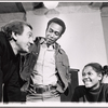John Heffernan, Cleavon Little and Melba Moore in rehearsal for the stage production Purlie