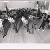 Scene from rehearsal for the stage production Purlie