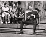 Melba Moore, Sherman Hemsley and Cleavon Little in the stage production Purlie