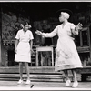 Melba Moore and Helen Martin in the stage production Purlie