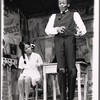 Melba Moore and Cleavon Little in the stage production Purlie