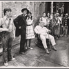 Tommy Breslin, Robert Guillaume, Patti Jo, Art Wallace and Sherman Hemsley and unidentified others in the 1971 tour of the stage production Purlie