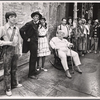 Tommy Breslin, Robert Guillaume, Patti Jo, Art Wallace, Sherman Hemsley and unidentified others in the 1971 tour of the stage production Purlie