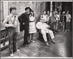 Tommy Breslin, Robert Guillaume, Patti Jo, Art Wallace and Sherman Hemsley and unidentified others in the 1971 tour of the stage production Purlie