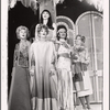 Benay Venuta, Norma Donaldson and unidentified others in the stage production A Quarter for the Ladies Room