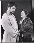Lou Antonio and Nancy R. Pollock in the stage production The Power of Darkness