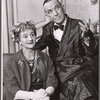 Joyce Carey and Noel Coward in the 1958 Broadway revival of Present Laughter