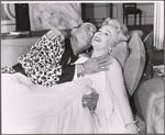 Noel Coward and Eva Gabor in the 1958 Broadway revival of Present Laughter