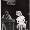 Angela Lansbury and unidentified in the stage production Prettybelle