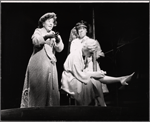 Angela Lansbury [sitting in chair], Charlotte Rae [standing behind Angela Lansbury] and unidentified in the stage production Prettybelle