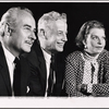 Harold Gary, Shepperd Strudwick and Betty Field in rehearsal for the touring stage production The Price