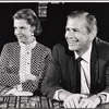 Betty Field and Michael Strong in rehearsal for the touring stage production The Price