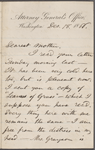 Whitman, Louisa Van Velsor, mother, ALS to. Dec. 18, 1866.