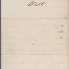 Whitman, Louisa Van Velsor, mother, ALS to. Dec. 18, 1866.