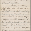 Whitman, Louisa Van Velsor, mother, ALS to. Feb. 19, 1867.