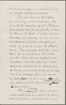 O'Connor, W. D., draft AL to the Hon. James Harlan. Jul. 21, 1865. 