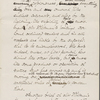 O'Connor, W. D., draft AL to the Hon. James Harlan. Jul. 21, 1865. 