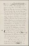 O'Connor, W. D., draft AL to the Hon. James Harlan. Jul. 21, 1865. 