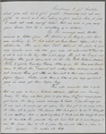 Whitman, Thomas Jefferson, ALS to his parents. Apr. 23, [1848]. With postscript by WW.