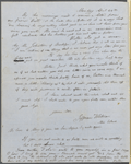 Whitman, Thomas Jefferson, ALS to his parents. Apr. 23, [1848]. With postscript by WW.