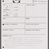 Stage manager's log