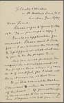 [Bliss], Frank, ALS to. Jan. 19, 1897.