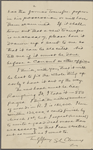 [Bliss], Frank, ALS to. Jan. 19, 1897.