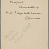 Bliss, [Frank], draft of cablegram to. Oct. 1899.