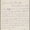 Chatto, [Andrew], letter to. Dec. 10, 1877.