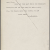 [Chatto and Windus], typescript note to, Oct. 27, 1882, with memorandum in hand of O. L. Clemens.