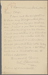 [Chatto and Windus], ALS to. Oct. 9, [1891].