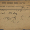 Chatto [and Windus], telegram to. Aug. 14, 1896.