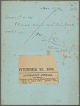 C[hatto] and W[indus], ANS to. Nov. 13, 1896.
