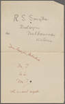 C[hatto] and W[indus], ALS to. Feb. 1, 1897.