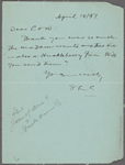 Chatto and Windus, ANS to. Apr. 14, 1897.