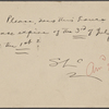 Chatto and Windus, APCS to. May 7, 1897.