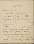 C[hatto] and W[indus], ALS to. Jul. 31, 1897.