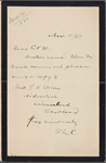Chatto and Windus, ANS to. Nov. 11, 1897.