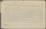 [Chatto and Windus], telegram to. May 4, 1899.