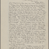 Clemens, Jean, 6 letters to. Nov. 8, 1906 to Nov. 30, 1908. Copies in Isabel Lyon's hand.