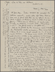 Clemens, Jean, 6 letters to. Nov. 8, 1906 to Nov. 30, 1908. Copies in Isabel Lyon's hand.