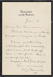 Duneka, [Frederick], ALS to. Jan. 3, [1902].