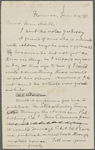 Hall, [Frederick J.], AL to. Jan. 24, 1893. 