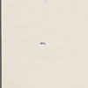 Hall, [Frederick J.], ALS to. Feb. 25, 1893. 