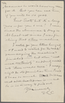 Hall, [Frederick J.], ALS to. Aug. 9, 1893. 