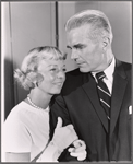 Margaret Sullavan and Kent Smith during the 1959 New Haven run of the stage play Sweet Love Remember'd